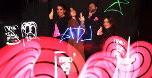 Animation light painting Exemple
