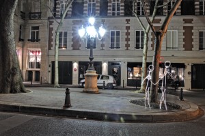 Light painting sur la place de Furstenberg