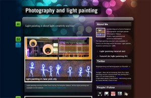 Light painting and photographs on Tumblr