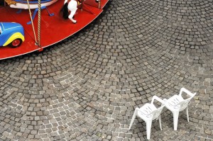 Un manège dans la vieille ville de Geneve
